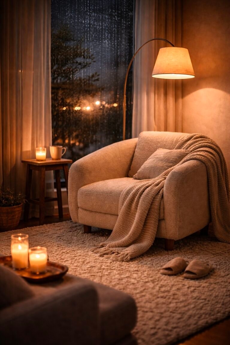 Rainy Day Cozy Corner Ideas for a Warm & Relaxing Home