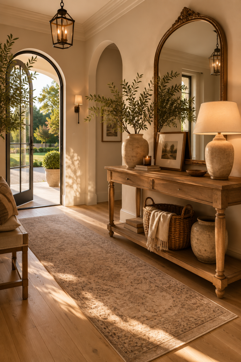 Warm European Entryway Ideas for a Cozy First Impression