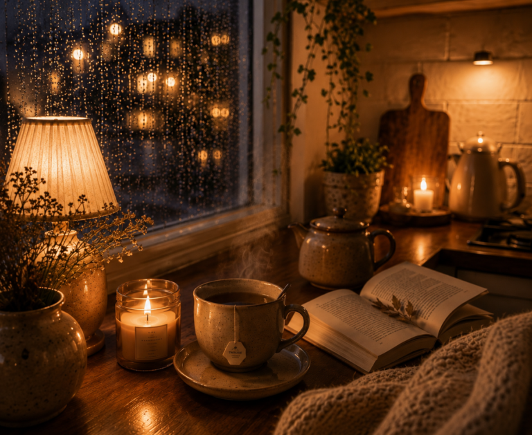 Rainy Evenings Feel Warmer in Cozy Kitchens