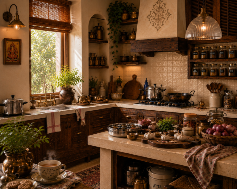 Cozy Indian Kitchen Ideas That Feel Warm & Lived-In